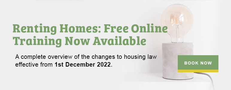 Renting Homes Free Online Training Now Available