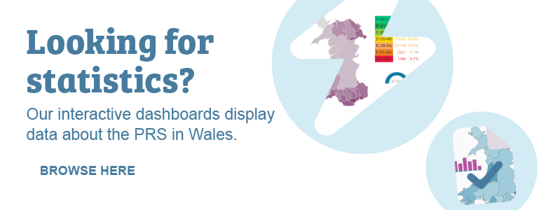 Looking for statistics? Our interactive dashboards display data about the PRS in Wales. Browse here. 